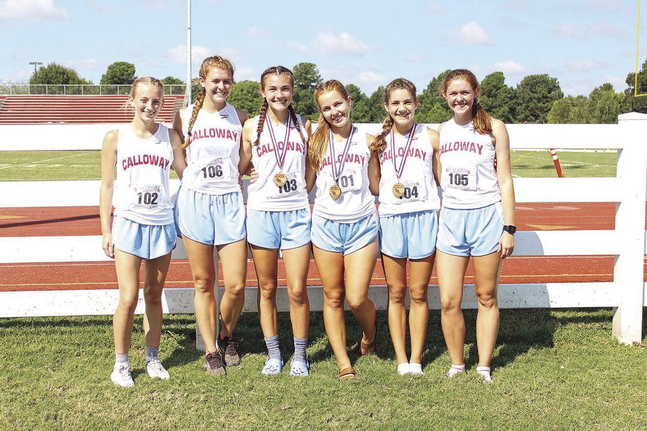 Girls place fifth at Calloway Invite